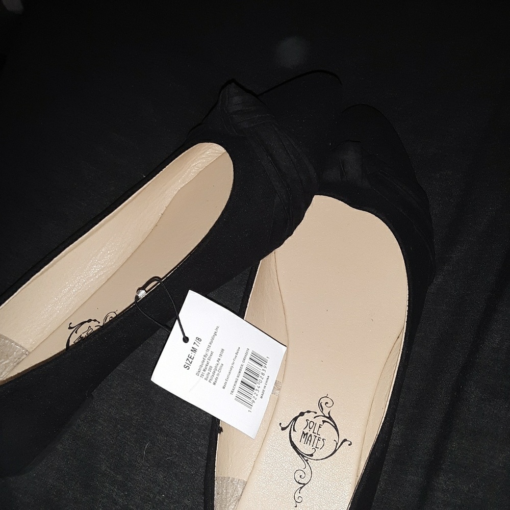 Womens black flats